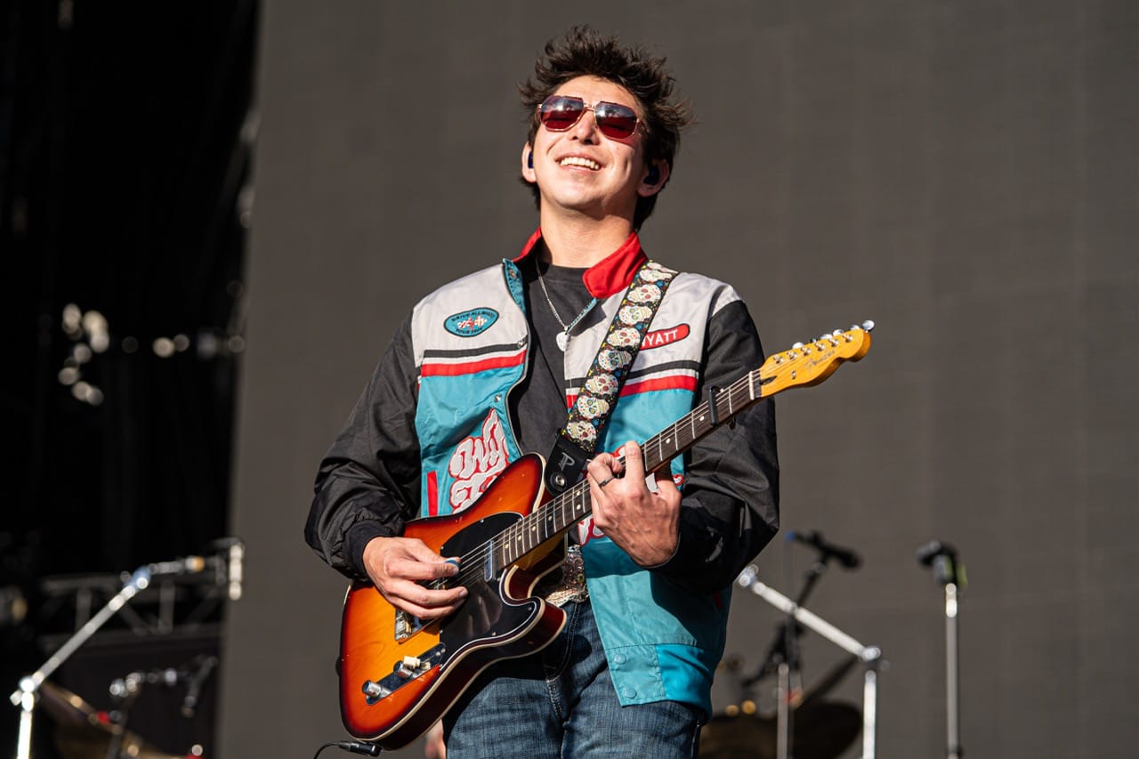 Wyatt Flores performing live on stage